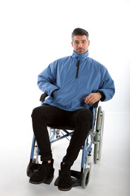Rolstoeljas zomerjas anorak kort