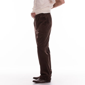 7170 aangepaste heren pantalon/broek met zitsnit diverse kleuren leverbaar detail foto