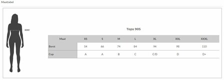 Matentabel tops 905
