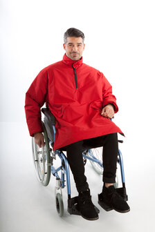 Jas 7326 Anorak zomerjas lang model