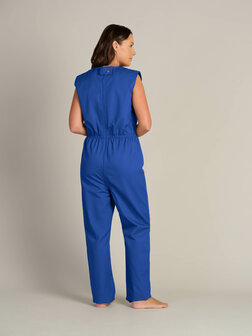 Antischeurbody 2531 zonder mouw, lange pijpen en rug ritssluiting, kleur 251 blauw