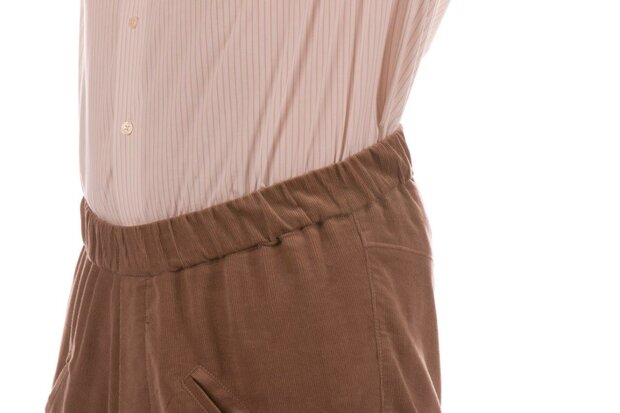 7170 aangepaste heren pantalon/broek met zitsnit detail foto broekband