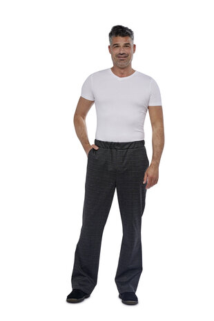 7175 Aangepaste heren pantalon/broek voorzien van elastische band
