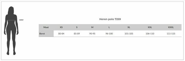 Matentabel aangepaste heren polo met rits 7259