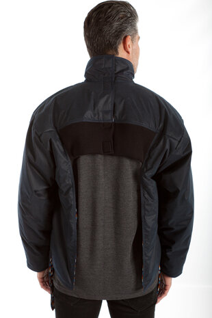 Rolstoeljas winter anorak lang achterkant