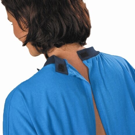 Nachthemd achterzijde open met 3/4 arm achterkant kleur 251 detail achterzijde