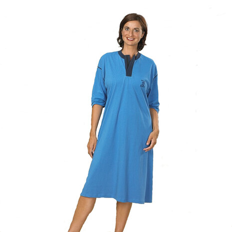 Nachthemd achterzijde open met 3/4 arm achterkant kleur 251