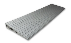 44mm x 250mm x 1000mm (zonder lijm laag) rubberen drempelhulp recht