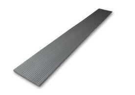 10mm x 100mm x 1000mm (met lijm laag) rubberen drempelhulp recht