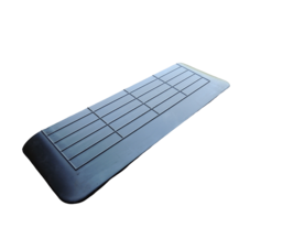 Rubberen drempelhulp 40mm x 310mm x 900mm met schuine zijvlakken (4 cm)