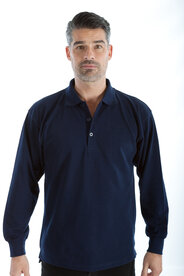 Heren polo shirt, achterzijde te openen