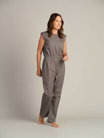 Anti-scheurbody zonder mouw, lange pijpen en rug ritssluiting