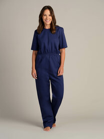 Anti-scheurbody met korte mouw, lange pijpen en rug ritssluiting